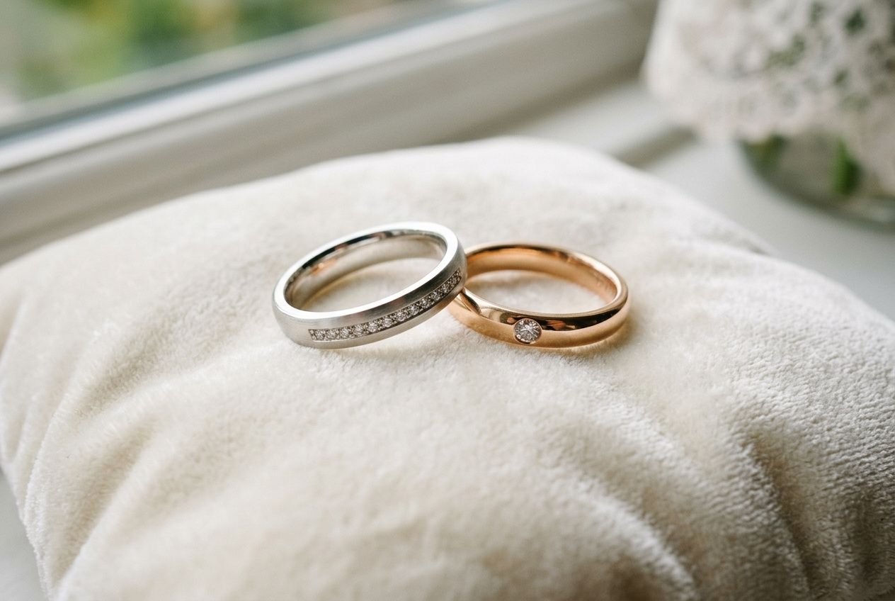 Alliances de mariage en or