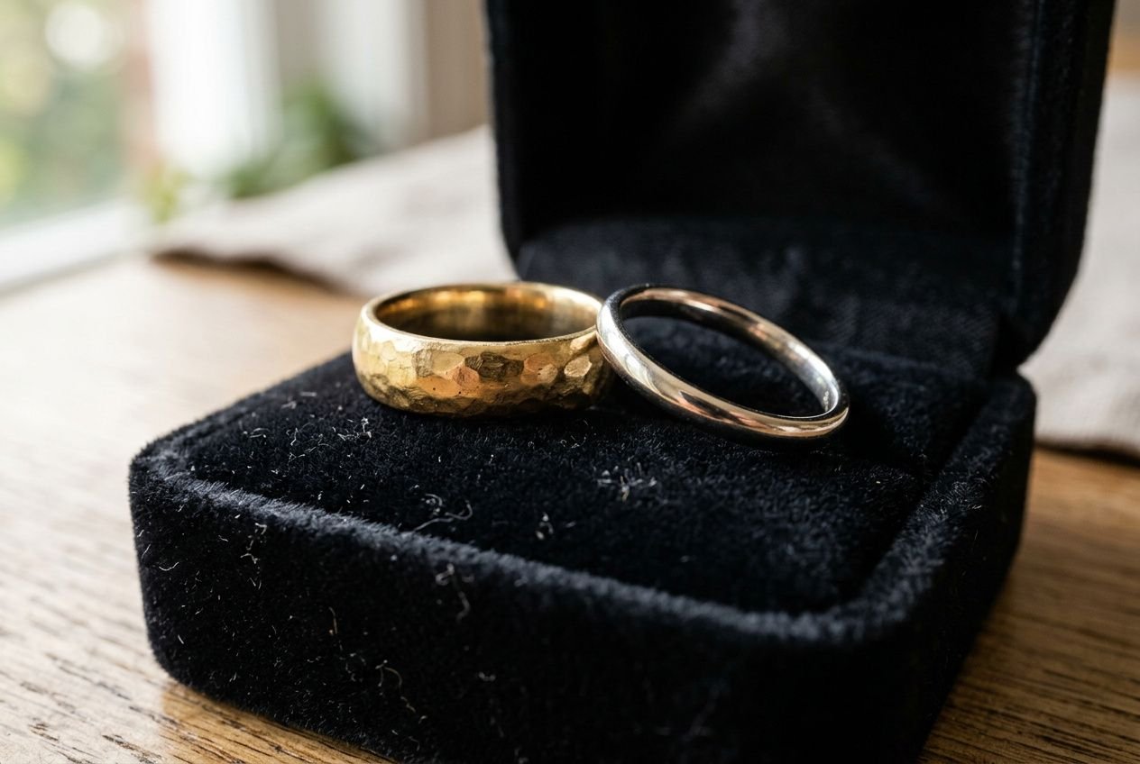 Alliances de mariage personnalisées en or