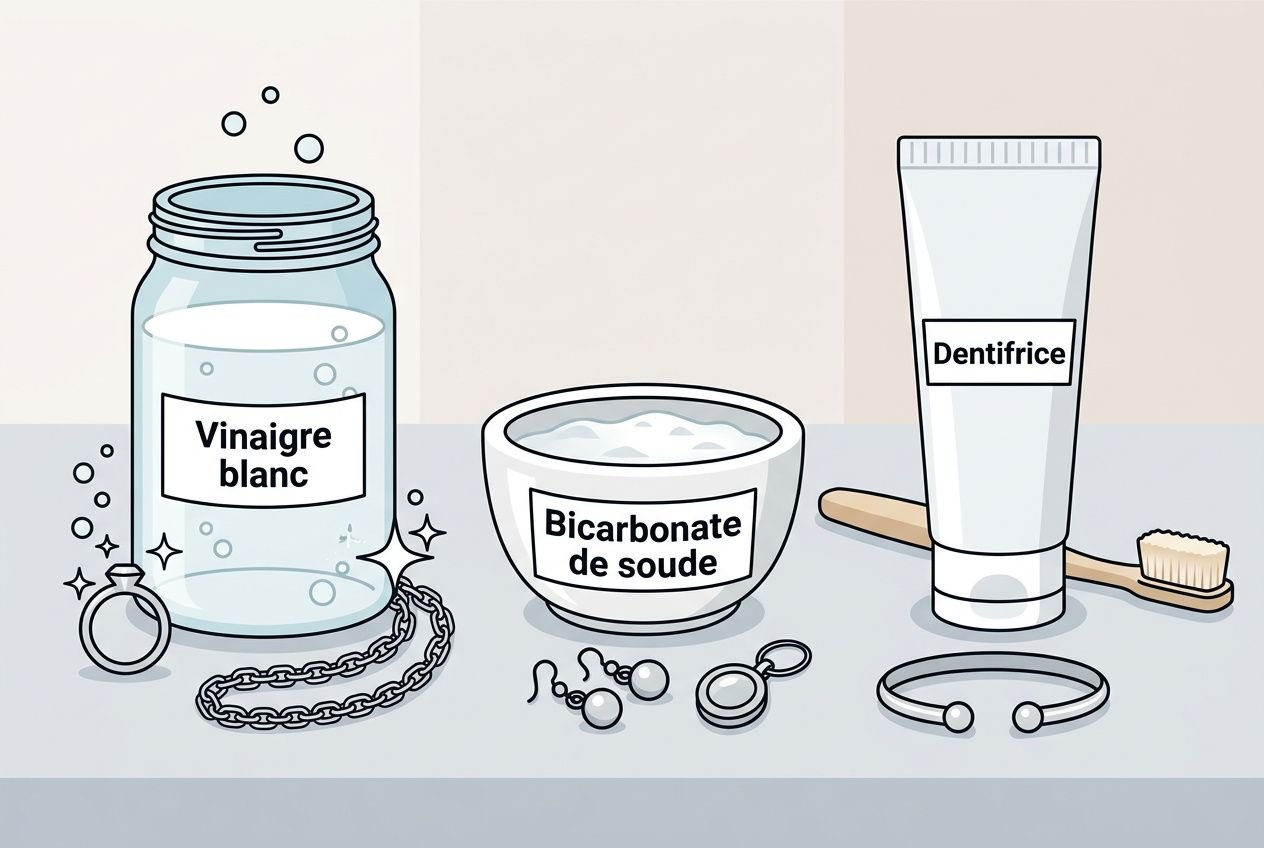 Trois recettes maison pour nettoyer l'argent