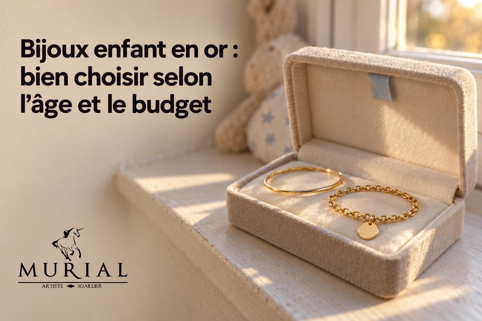 Bijoux enfant en or : bien choisir selon l'âge et le budget
