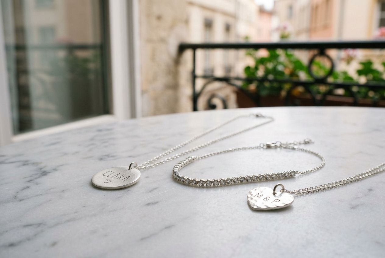 Bijoux argent personnalisé : bracelet et bijoux à graver