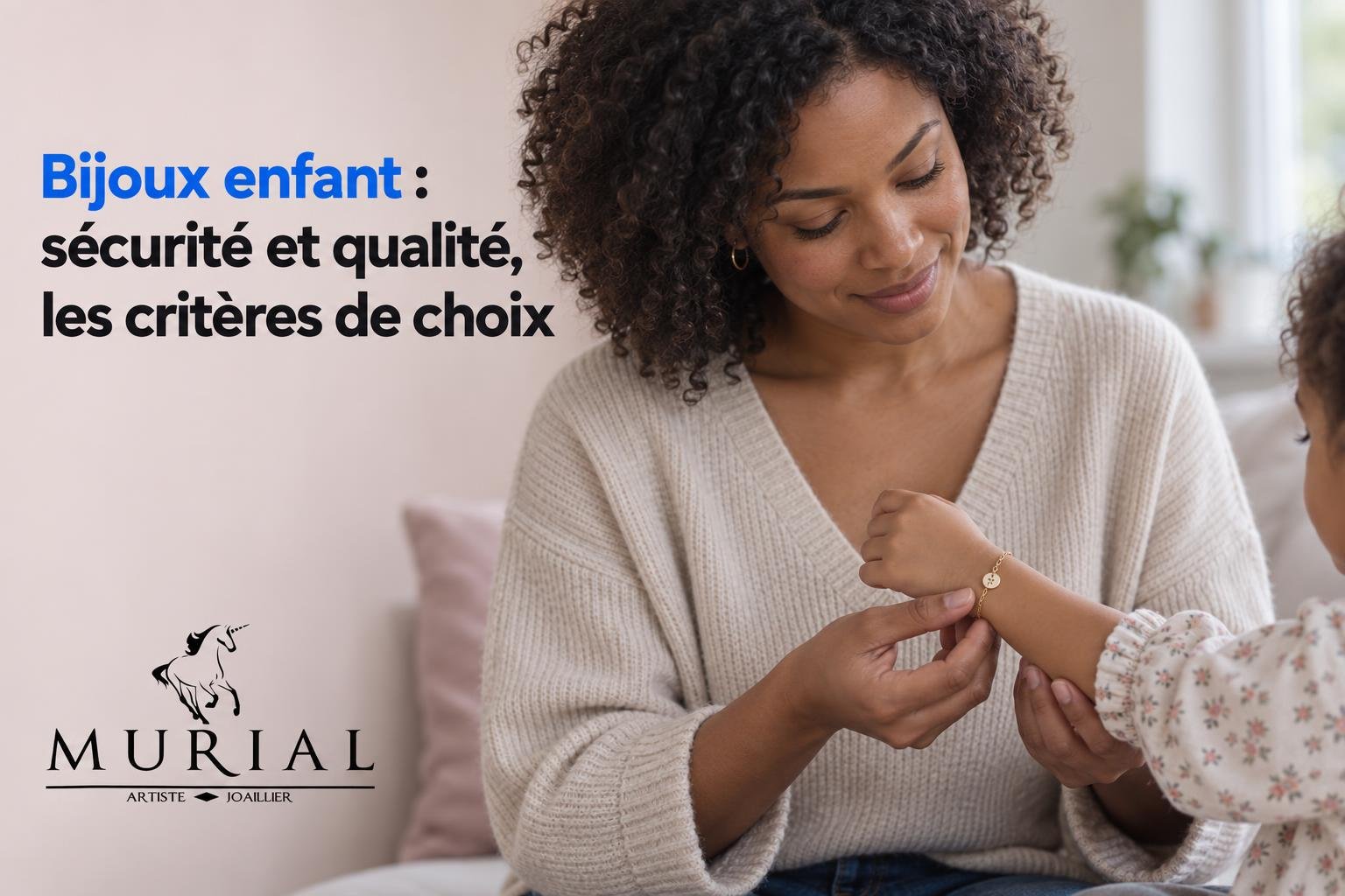 Bijoux enfant : sécurité et qualité, les critères de choix