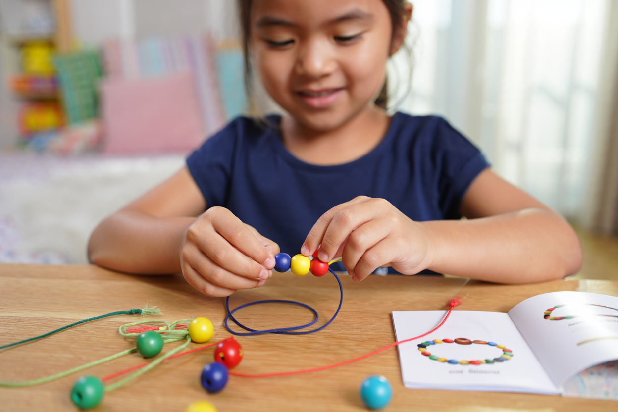 Bijoux enfant création : kits et ateliers pour petits créateurs